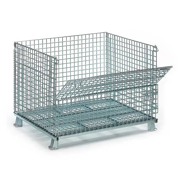 Folding storage cage